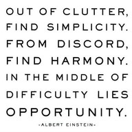 In the middle of difficulty lies Opportunity