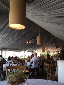 { Dining tent | Cavanaugh Design Group }