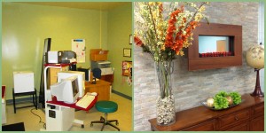 {Mammoth Hospital chemo room before and after | Cavanaugh Design Group }